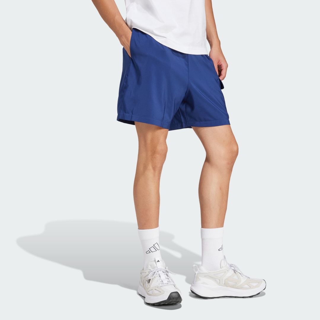 Šortky adidas Performance Essentials Small Logo Cargo Shorts with Logo Modrá | JF3532, 1
