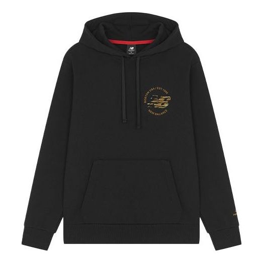 Mikina New Balance Men's CNY New Year Series Logo Hoodie Čierna | AMT21351-BK
