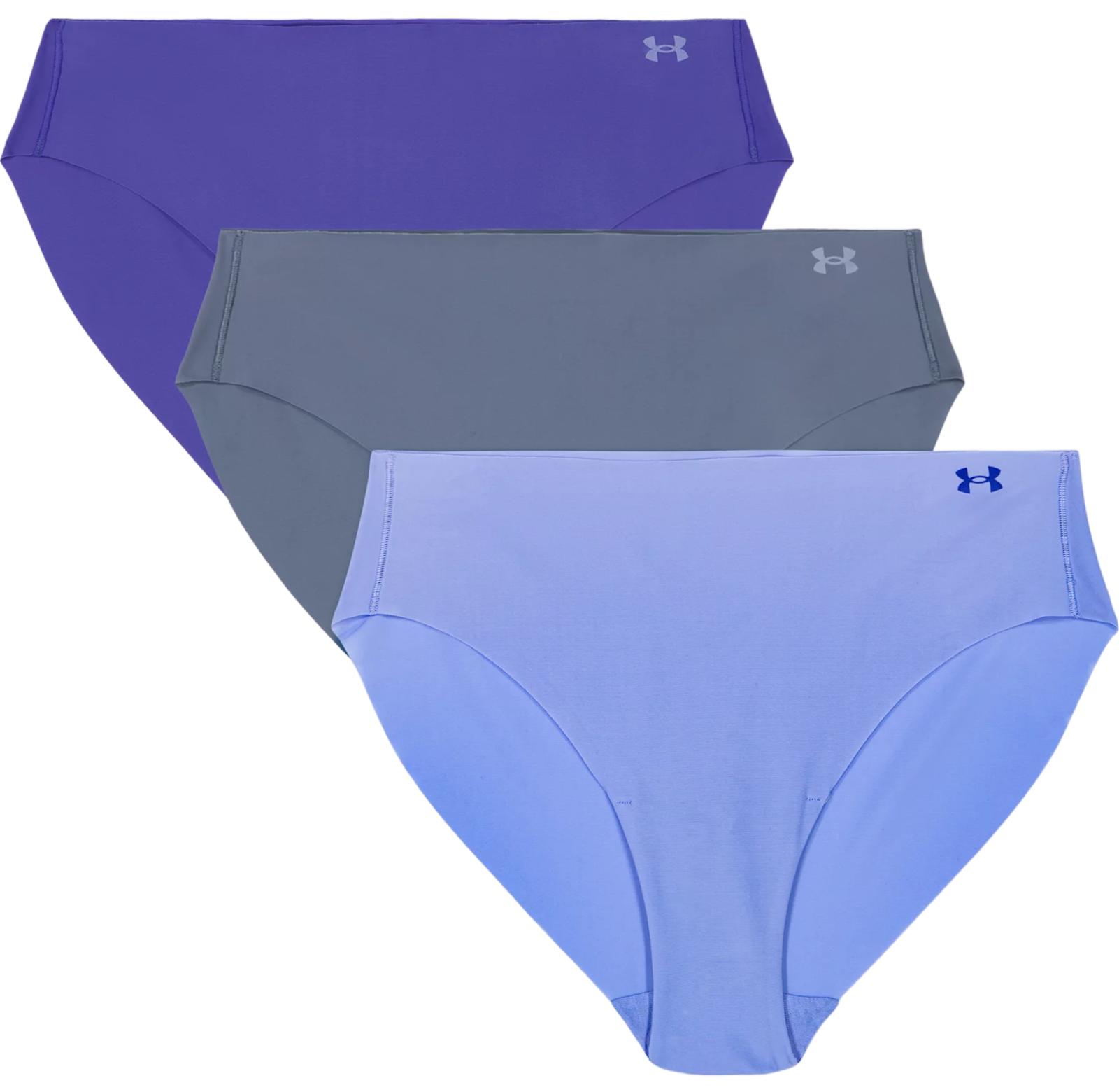 Pure Stretch 3-Pack No Show Bikini Underwear