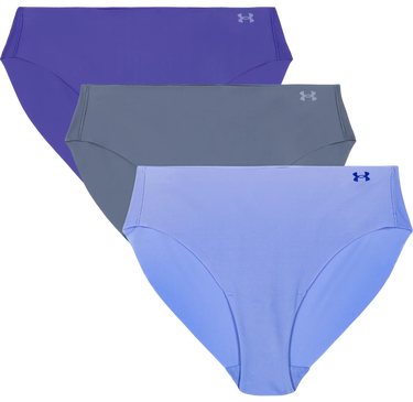 Nohavičky Under Armour Pure Stretch 3-Pack No Show Bikini Underwear Modrá | 1383897-539, 2