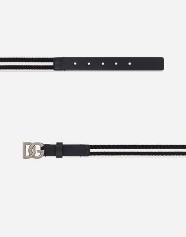 Opasok Dolce & Gabbana Dolce & Gabbana Stretch Belt with DG Logo Rôznofarebný | EC0076AS0128D600, 1
