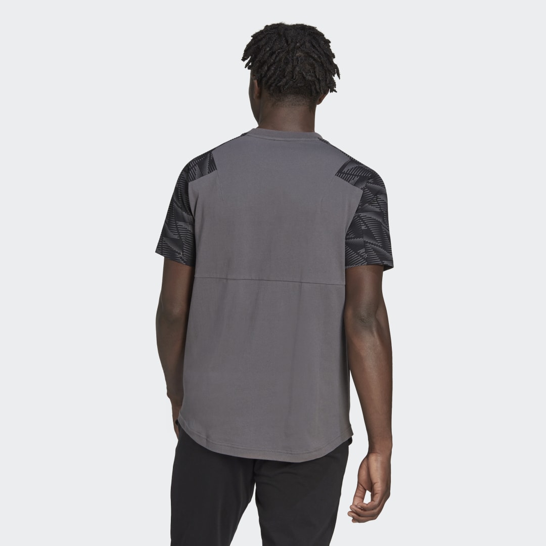 Tričko adidas Originals Designed For Gameday Travel Tee Čierna | HN9864, 1