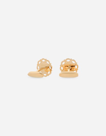 Spona Dolce & Gabbana Gold Floral Cufflinks Žltá | WFQ5S3W1111ZOO00, 1