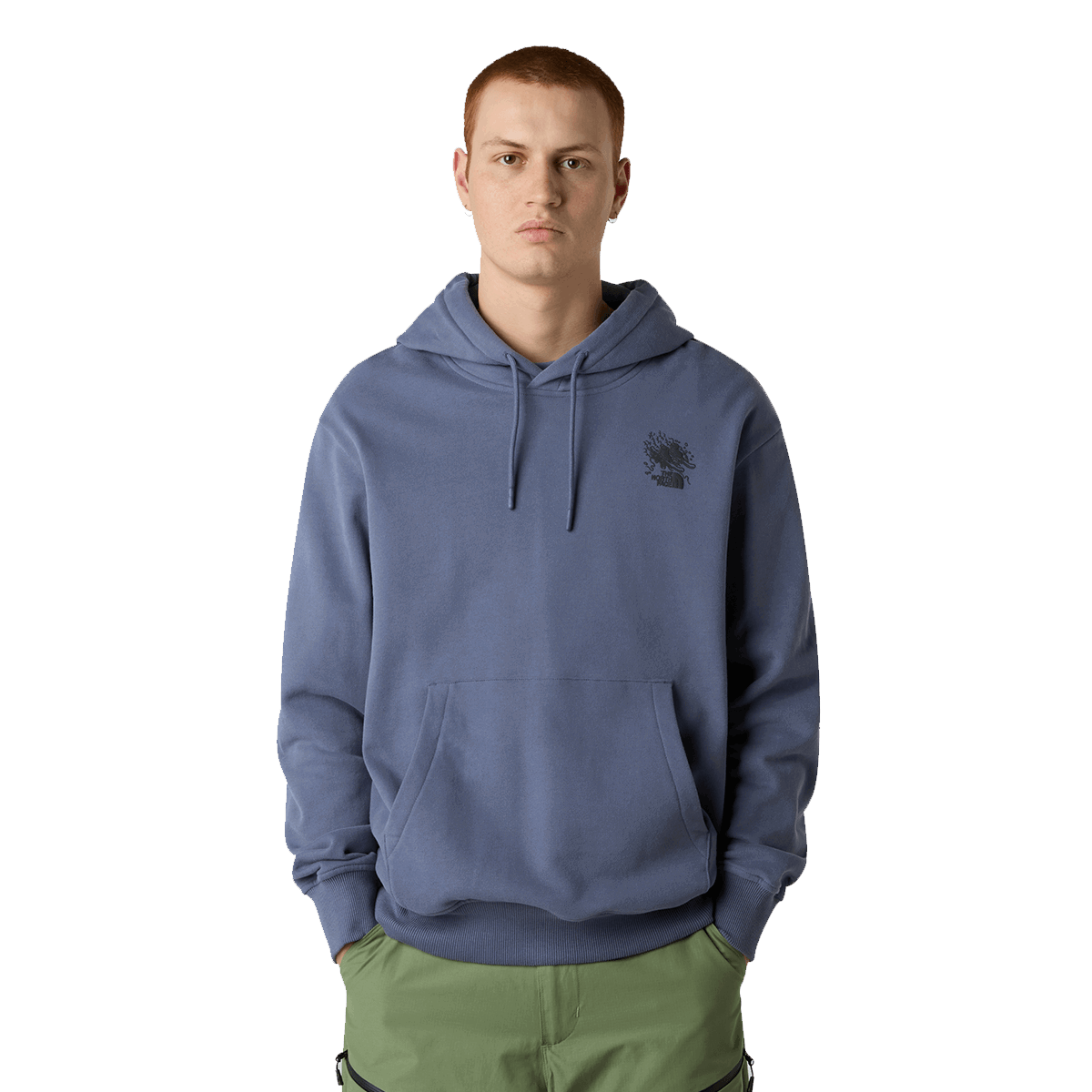 Mikina The North Face POWDER DAYS Relaxed Graphic Hoodie Modrá | NF0A8E4GBTR1, 0