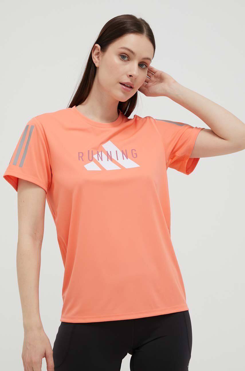 Tričko adidas Performance Logo T-Shirt Oranžová | IC0203, 0