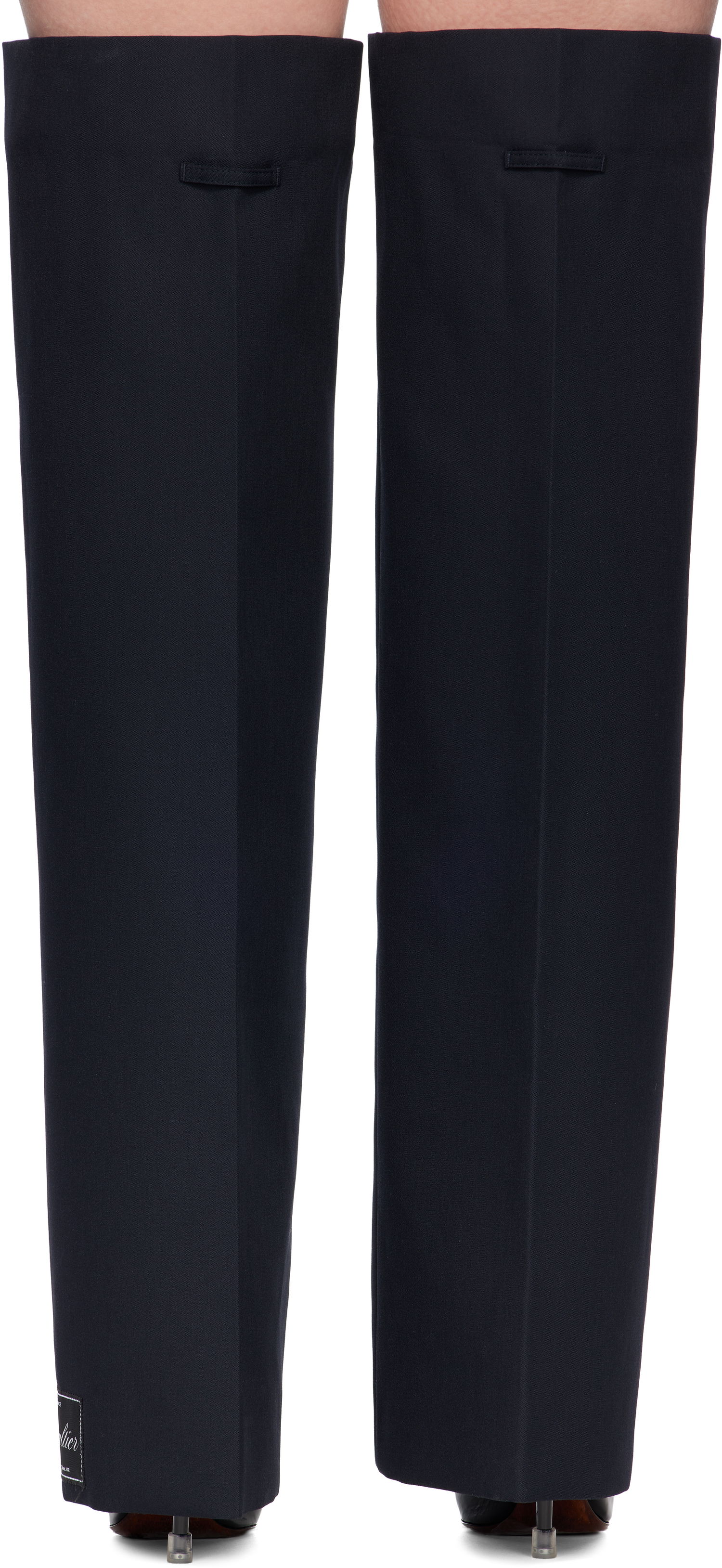 Doplnky Jean Paul Gaultier Jean Paul Gaultier Logo Patch Gaiters Čierna | 25/04-W-AC036-W040-59, 1