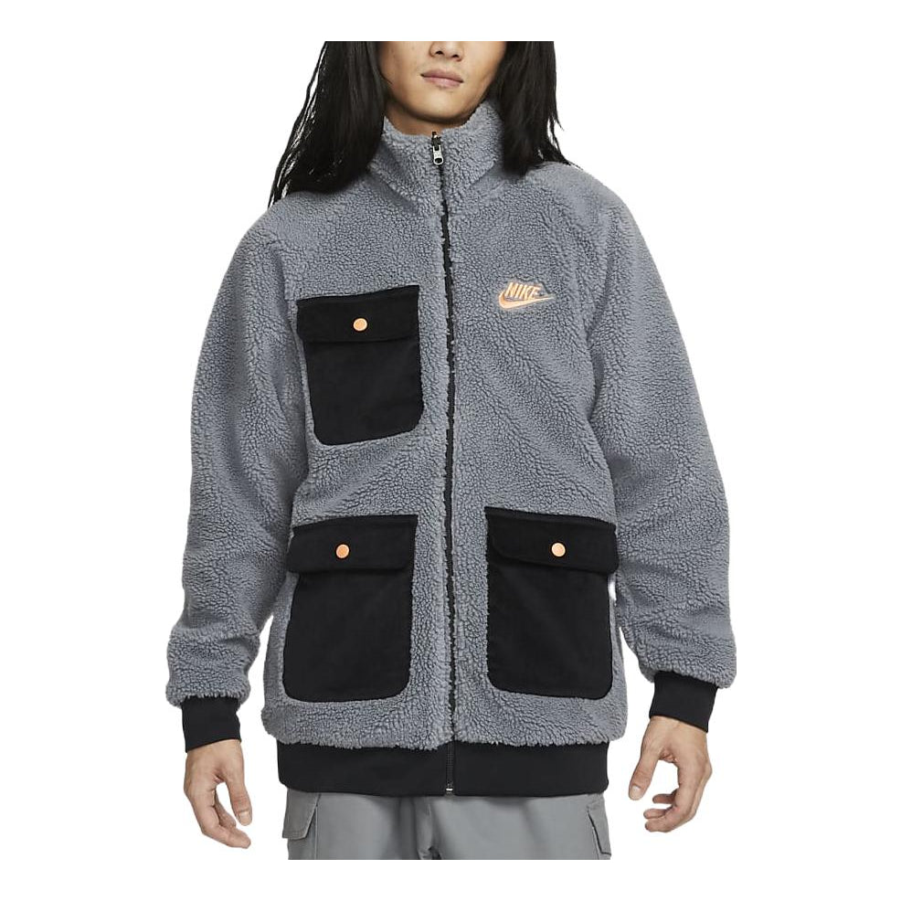 Bunda Nike Sportswear Full-Zip Reversible Jacket Šedá | DZ4713-065, 0