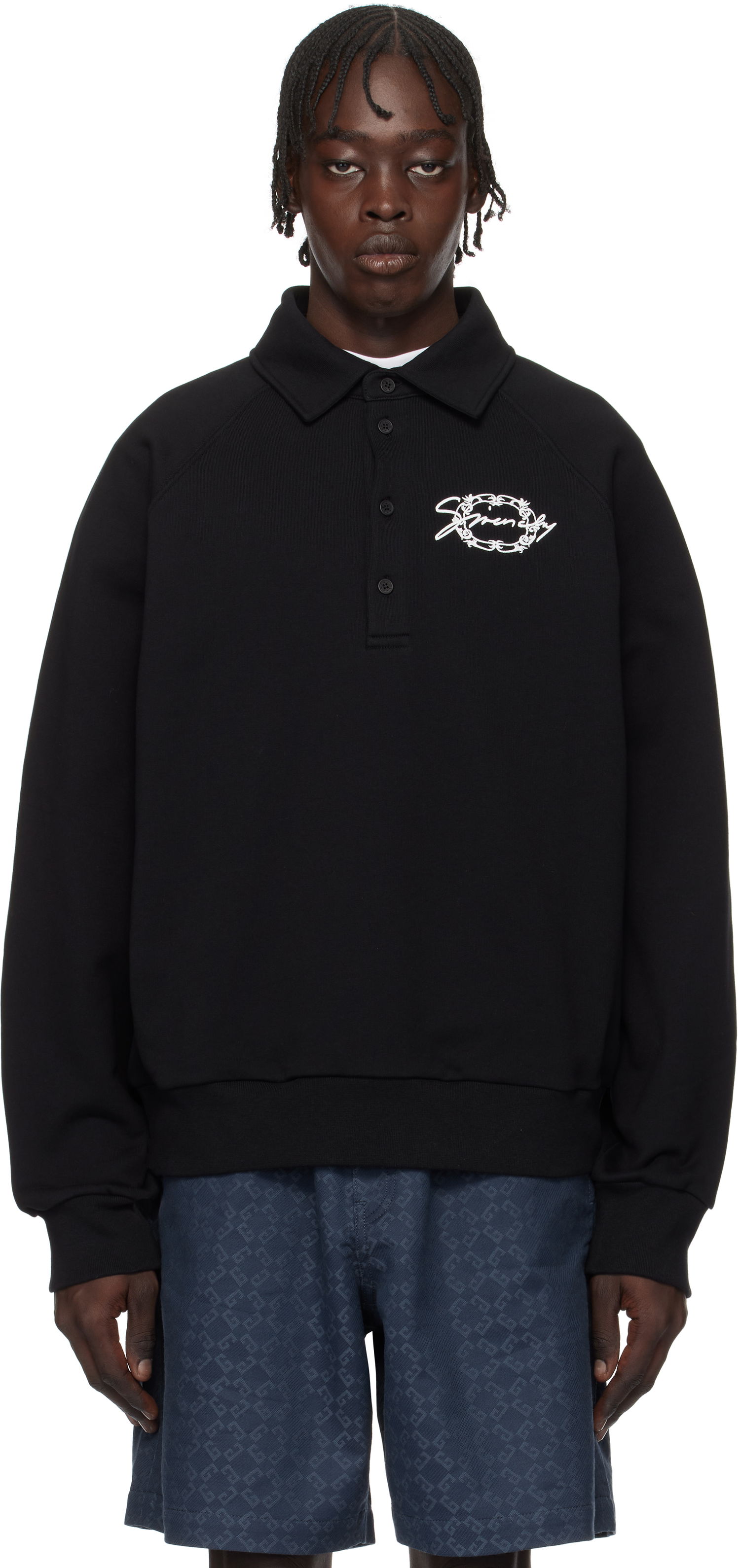 Polo tričko Givenchy Medallion Logo Polo Čierna | BMJ0M53YPK001, 0