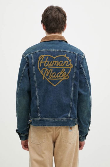 Bomber bunda Human Made Blanket Lined Denim Work Jacket Modrá | HM28JK010, 2