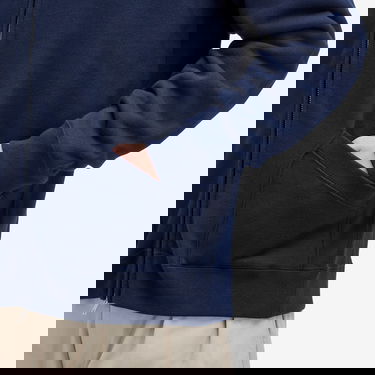 Mikina BEAMS Beams Plus Jersey Zip Bomber Jacket Navy | 3813-0193-048-79, 5