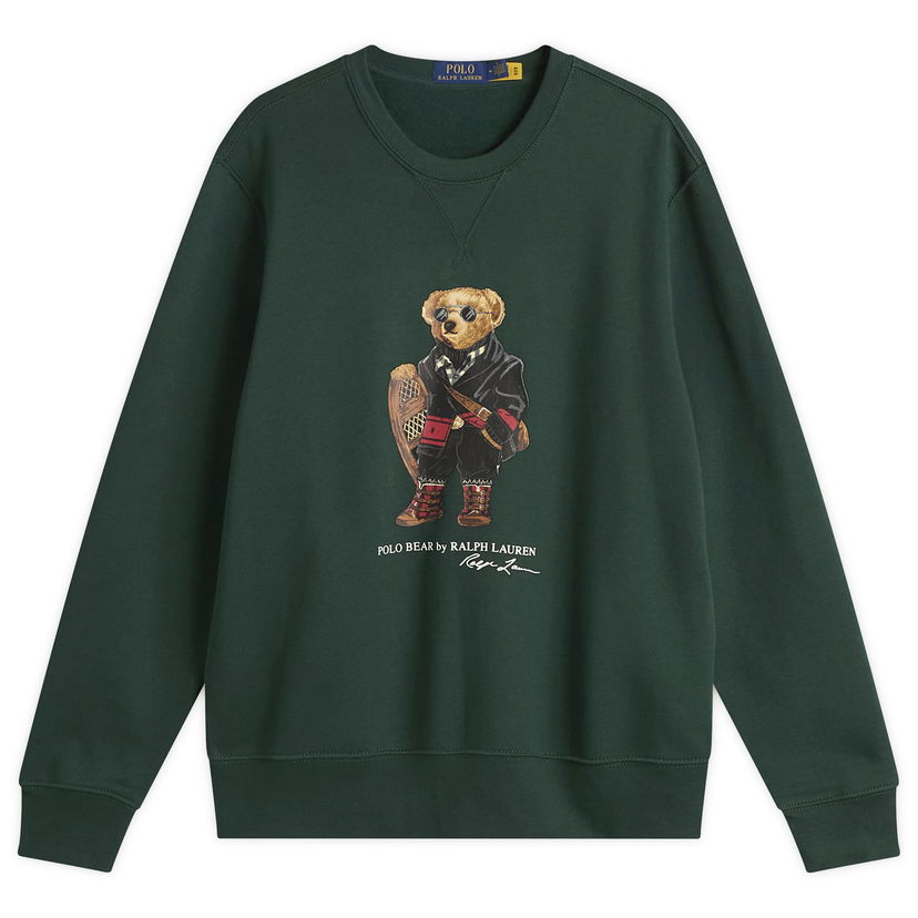 Mikina Polo by Ralph Lauren Holiday Bear Sweatshirt Zelené | 710981794001-GRN