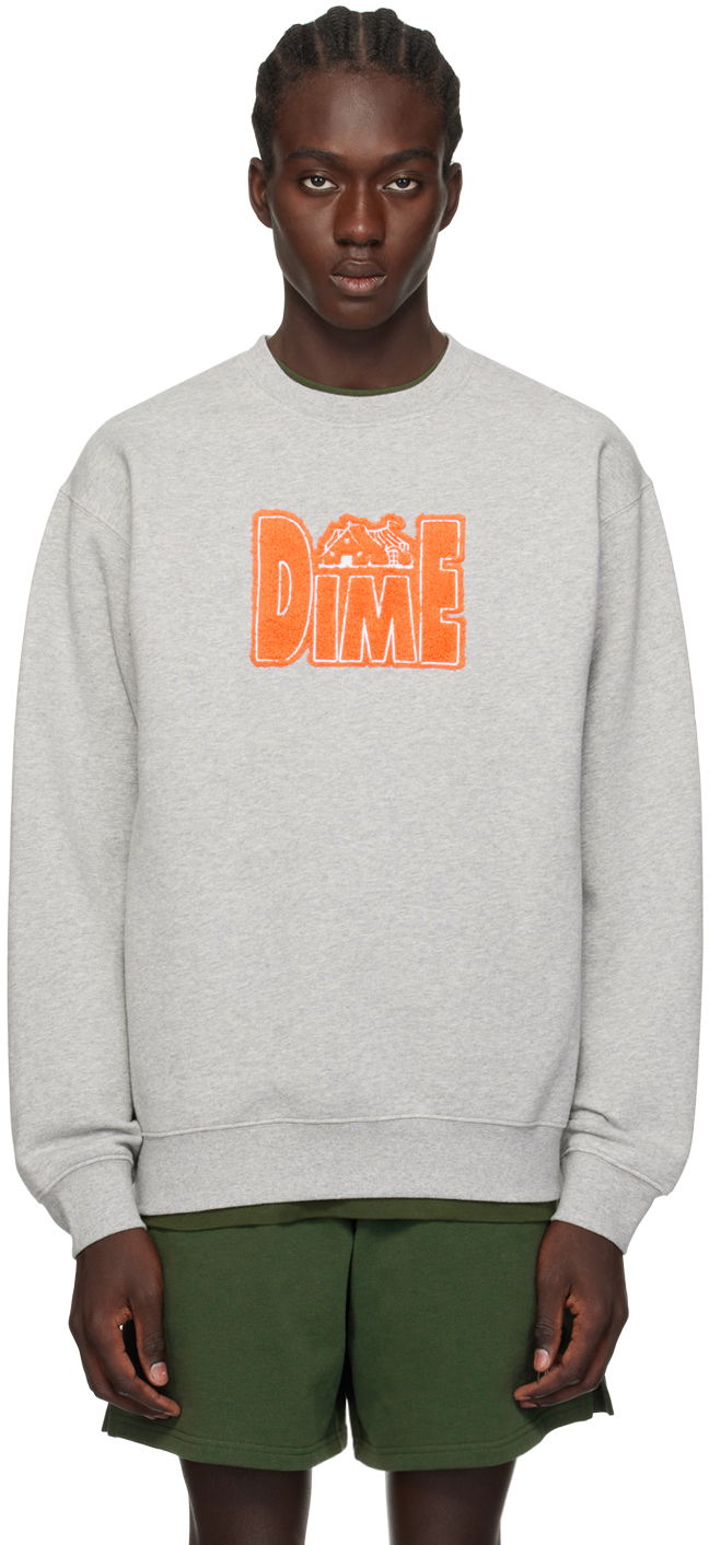 Mikina Dime Club Sweatshirt Šedá | DIMEHO2317GRY, 0