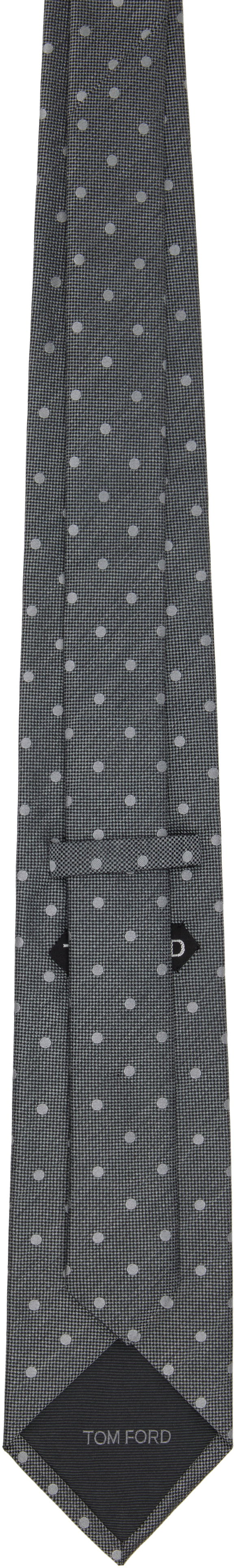 Doplnky Tom Ford TOM FORD Silk Tie Šedá | STE001-S0076, 1