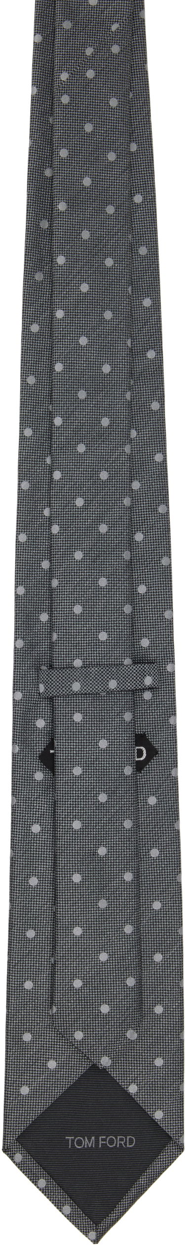 Doplnky Tom Ford TOM FORD Silk Tie Šedá | STE001-S0076, 1