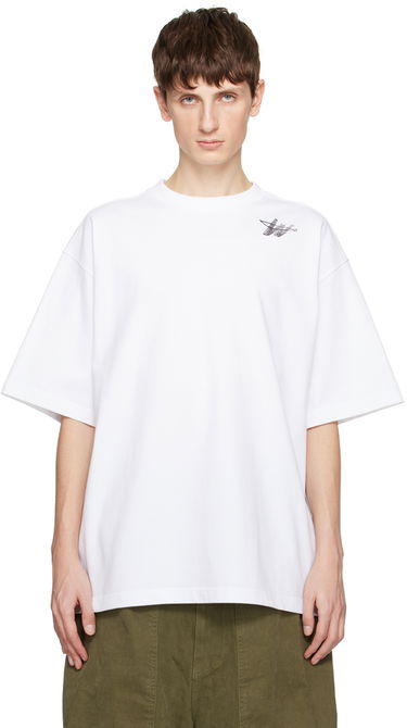 Tričko We11done We11done Printed T-Shirt Biela | WD-TP6-20-073-U-WH, 0