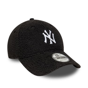 Šiltovka New Era MLB NY Yankees Winter Borg Teddy Fleece 9FORTY Adjustable Cap One Size Čierna | 60759020, 2
