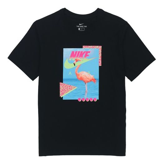 Tričko Nike Sportswear Flamingo Graphic Tee Čierna | DD1283-010