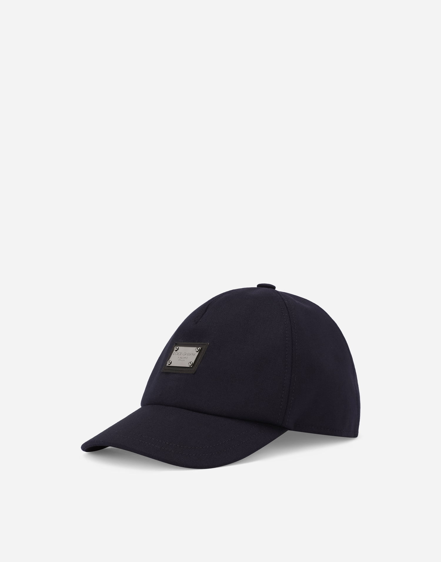 Šiltovka Dolce & Gabbana Dolce & Gabbana Baseball Cap With Metal Logo Tag Navy | LB4H80G7HY5B0665, 0