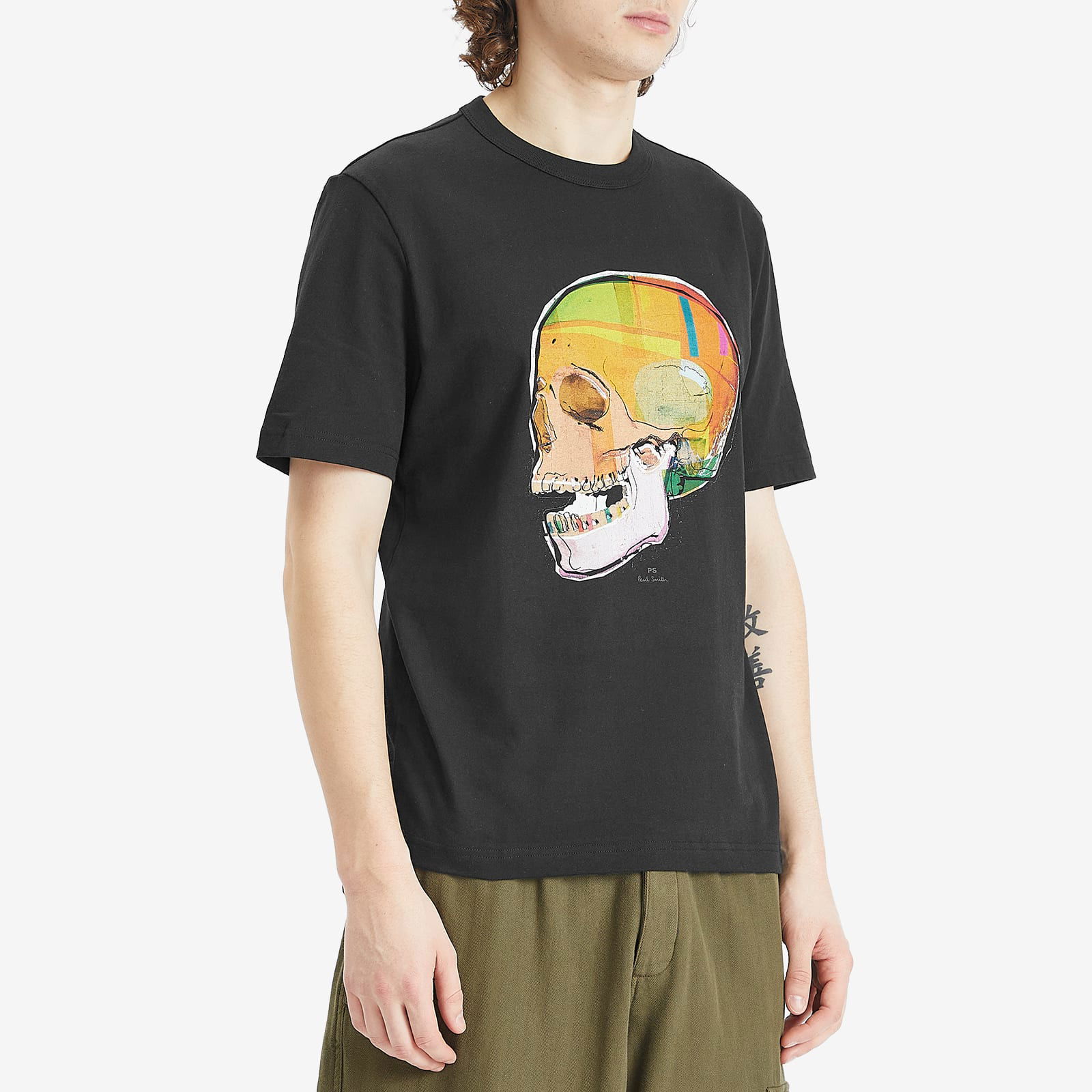 Paul Smith Angled Skull Graphic T-Shirt, Size Large