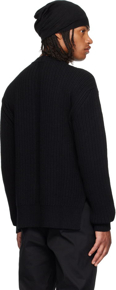 Sveter Rick Owens Rick Owens Concordians Fisherman Round Neck Sweater Čierna | RU02E1649 KWV, 2