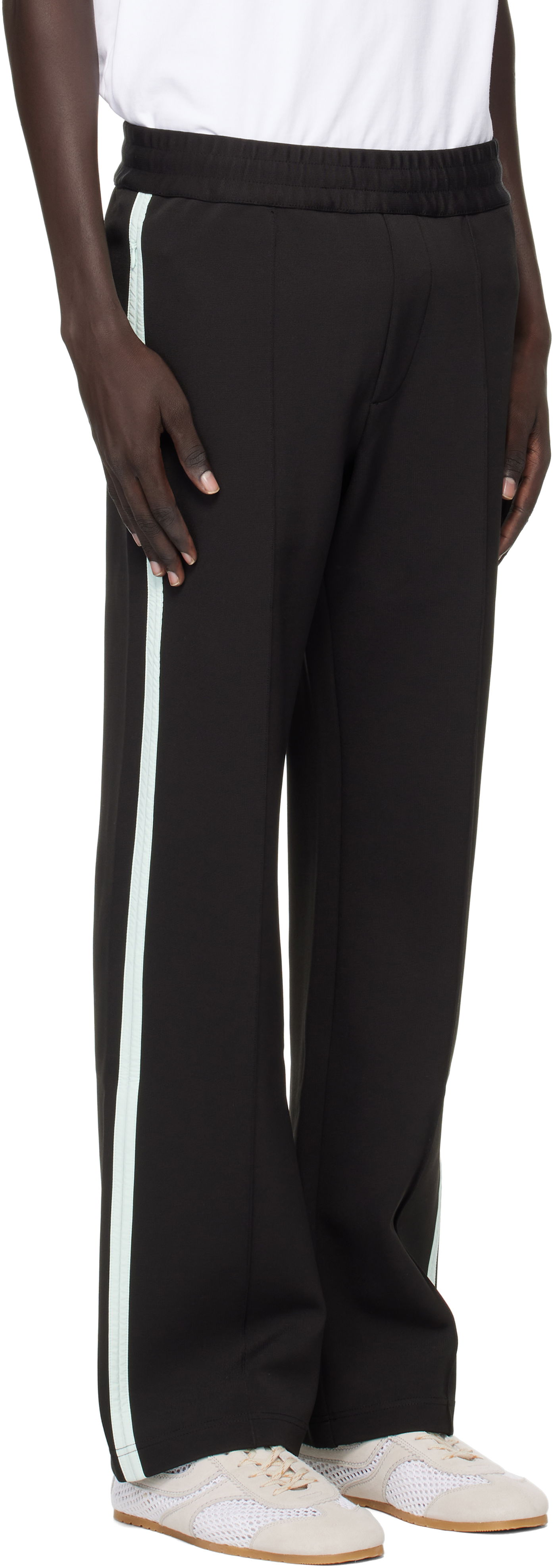 Tepláky Casablanca Casablanca Tech Nylon Trim Sweatpants Čierna | MPF25-JTR-267-01, 1