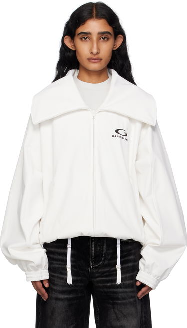 Bunda Balenciaga Balenciaga Zip Track Jacket Biela | 831513TRO31, 0