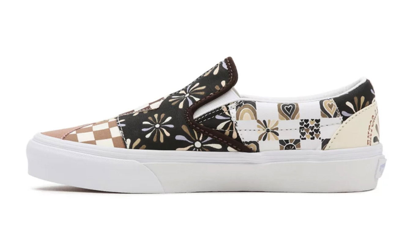 Tenisky a topánky Vans Divine Energy Classic Slip-on Patchwork Hnedá | VN0A7Q4NAS0, 0