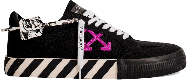 Tenisky a topánky Off-White Vulc Low Black Purple Čierna | OMIA085E20FAB0011037, 0