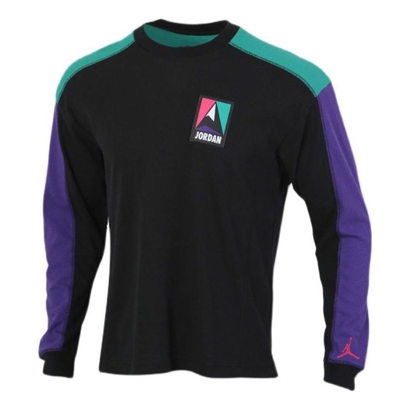 Sveter Jordan Jordan Winter Utility Colorblock Long Sleeve T-Shirt Čierna | CT3382-010