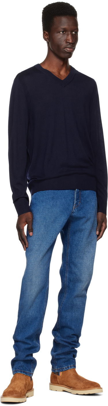 Sveter Paul Smith Paul Smith V-Neck Sweater Navy | M1R-571X-K01944-49, 3