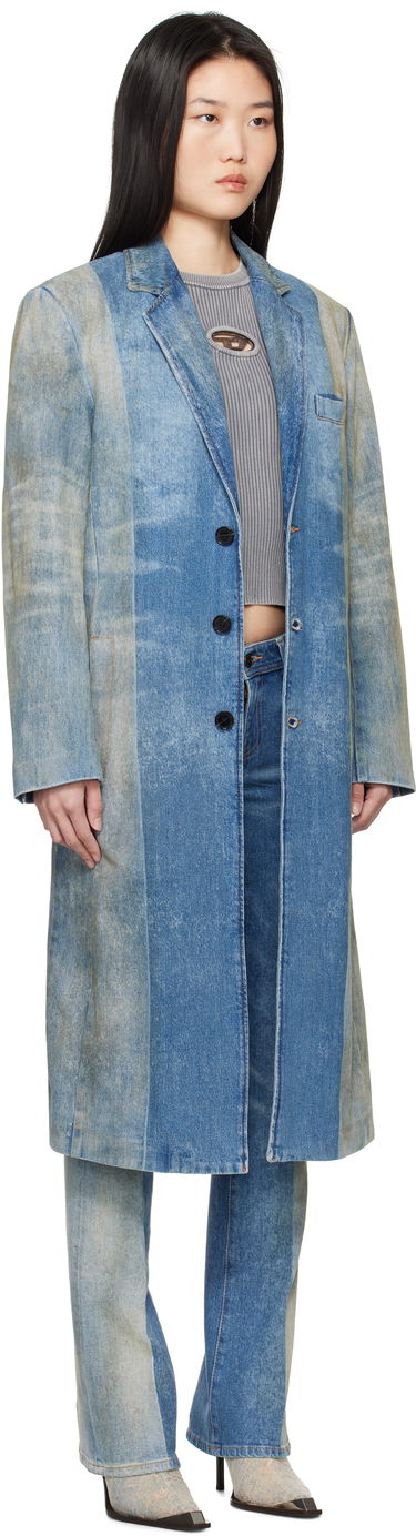 Trenčkot Diesel Denim Blazer Coat Modrá | A16830 09L04, 1