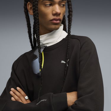 Mikina Puma PUMATECH Relaxed Sweatshirt with Zip Pocket Čierna | 633436_01, 1