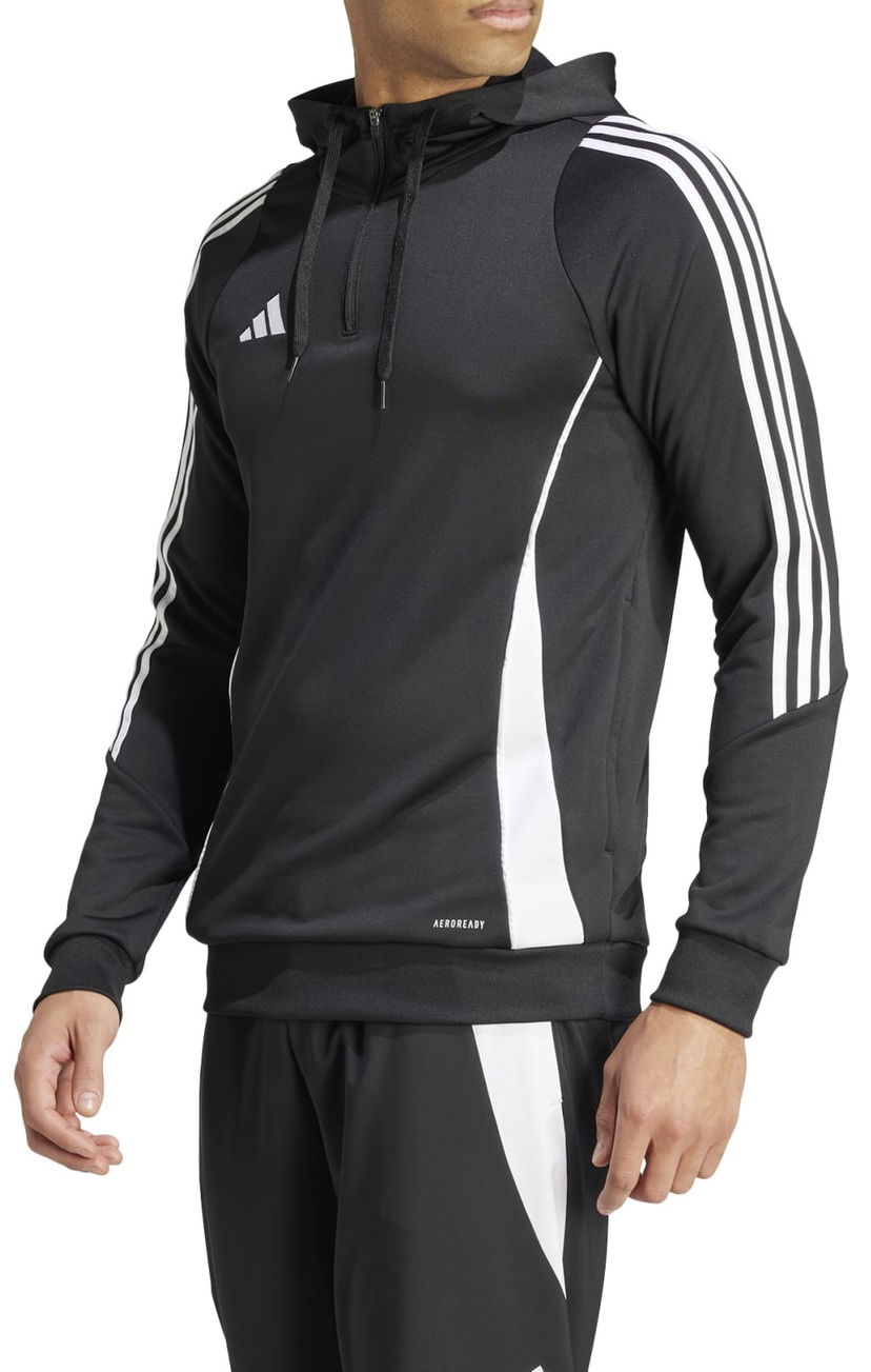 Mikina adidas Performance TIRO24 TRHOOD Čierna | ij9957