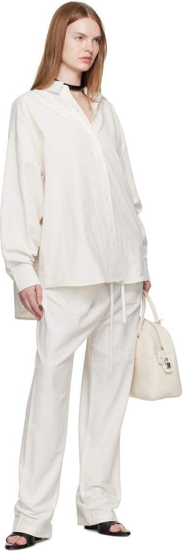 Košeľa Fear of God Fear of God ESSENTIALS Relaxed Shirt Biela | 186SP255524FW, 3