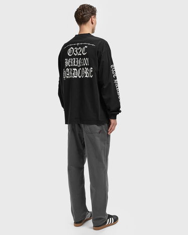 Tričko 032C Hardcore Since 2001 Long Sleeve T-Shirt Čierna | F25-URC-0251-050, 1