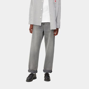 Džínsy Carhartt WIP Pierce Pant "Black light stone washed" Šedá | I025268_89_47, 0