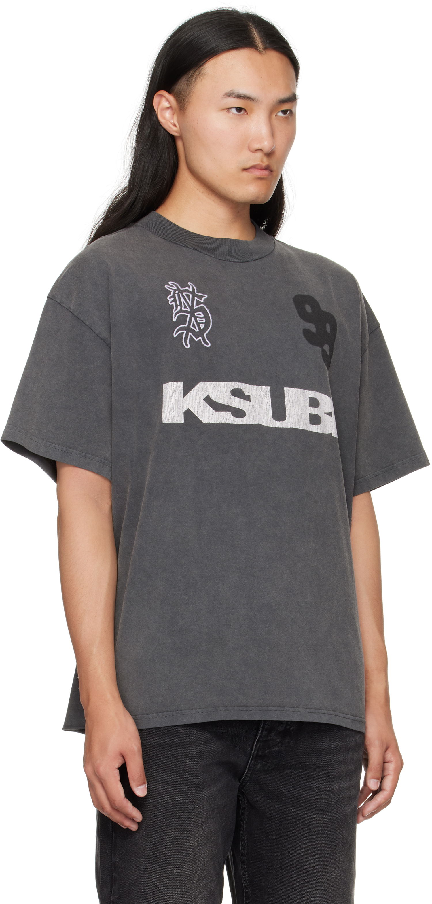 Tričko Ksubi Ksubi Rugged Ekcess T-Shirt Šedá | MFA25TE011, 1