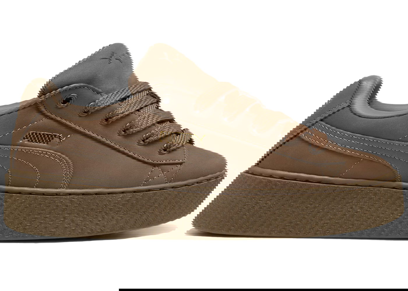 Tenisky a topánky Puma Creeper Fatty Rihanna Fenty Totally Taupe (Women's) Hnedá | 399865-01, 0