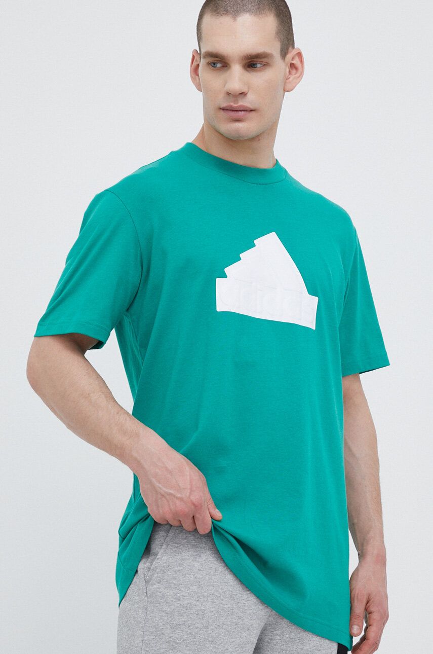 Tričko adidas Originals Cotton T-shirt Zelené | IC3715, 0
