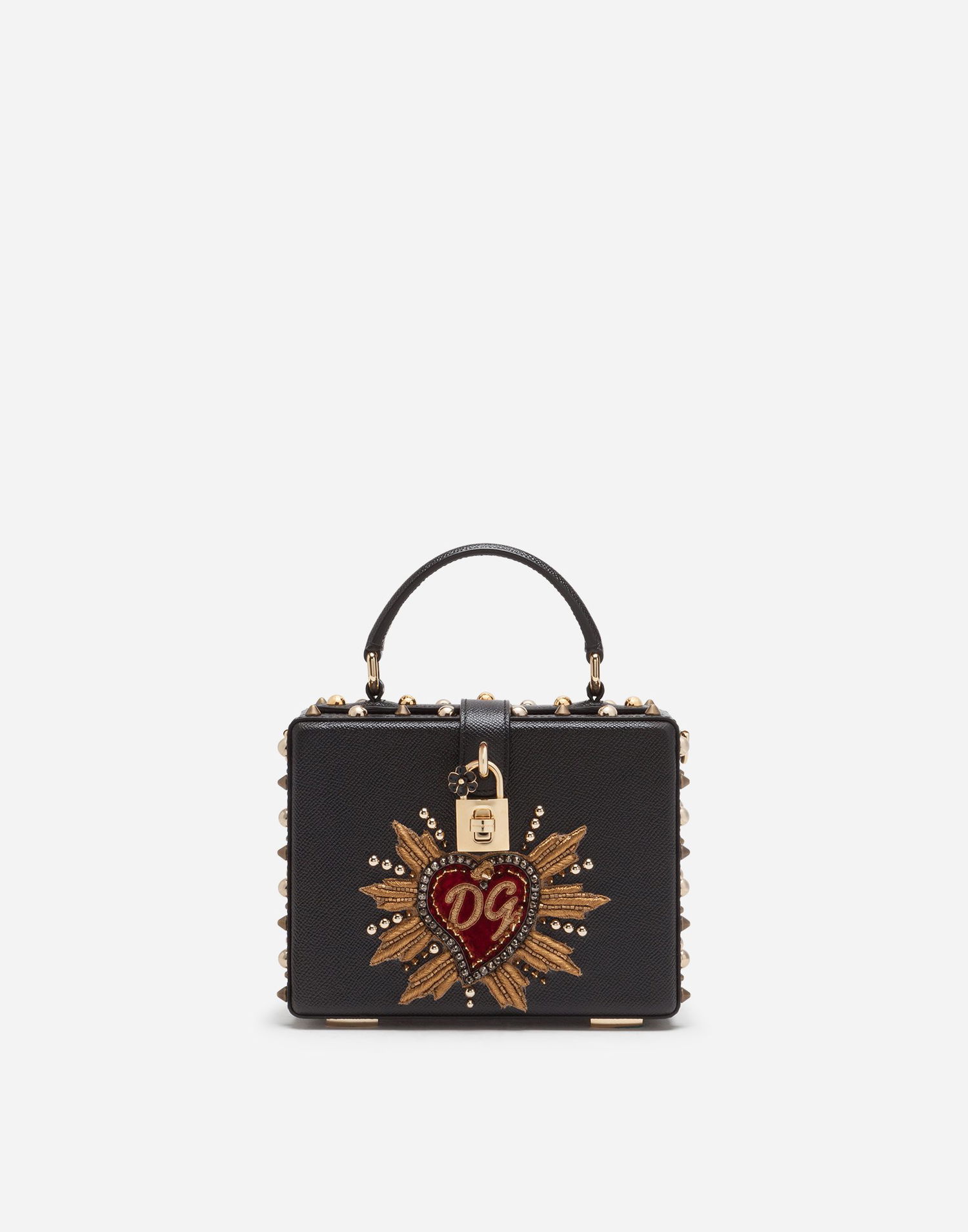Kabelka Dolce & Gabbana Dolce & Gabbana Dolce Box Bag With Patch Heart Čierna | BB5970AS11680999, 0