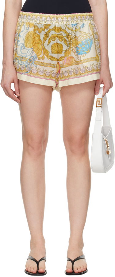 Šortky Versace Versace Underwater Barocco Print Cover-Up Shorts Béžová | 1016576_1A15491, 0