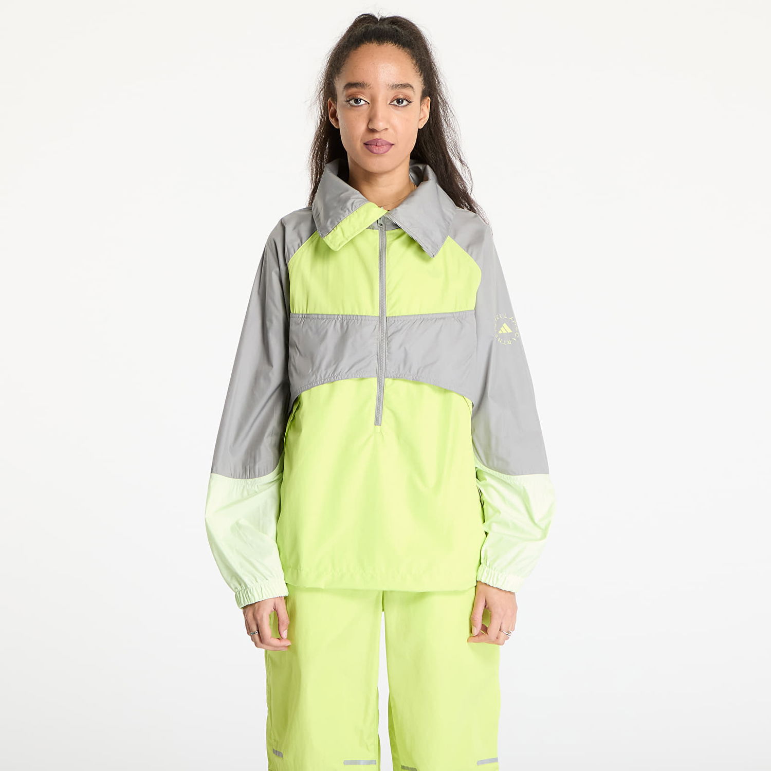 Vetrovka adidas Performance adidas x Stella McCartney Pull-On Jacket Žltá | JG1068, 0