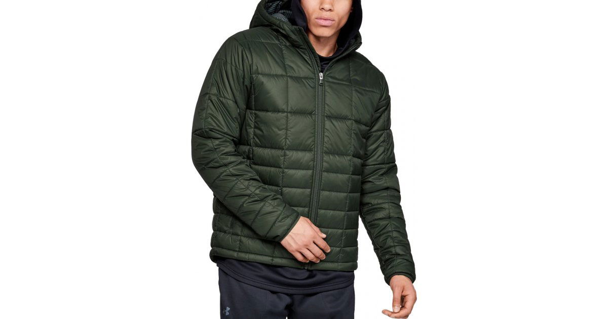 Prešívaná bunda Under Armour Insulated Hooded Puffer Jacket Zelené | 1342740-310, 1