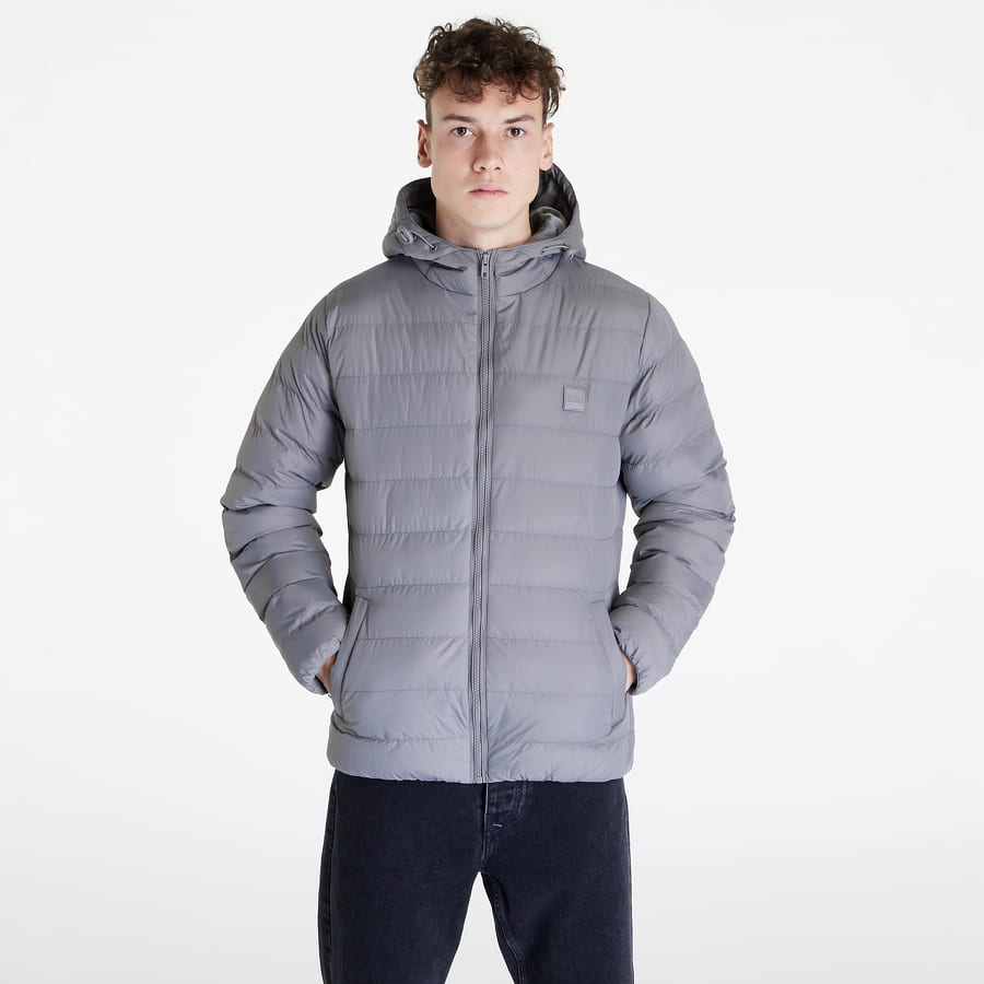 Prešívaná bunda Urban Classics Basic Bubble Jacket Šedá | TB863 Asphalt, 0