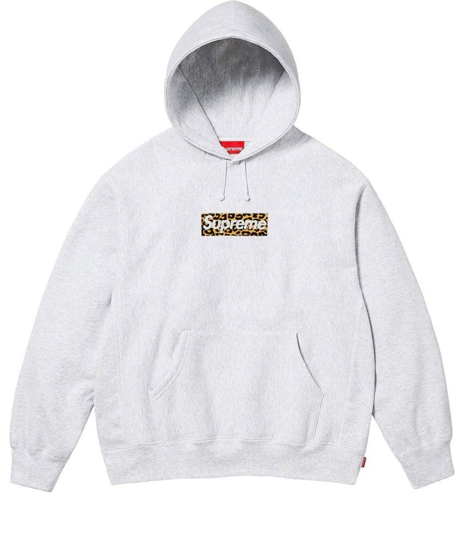 Mikina Supreme Box Logo Print Hooded Sweatshirt Šedá | SUP-SS24-106, 0