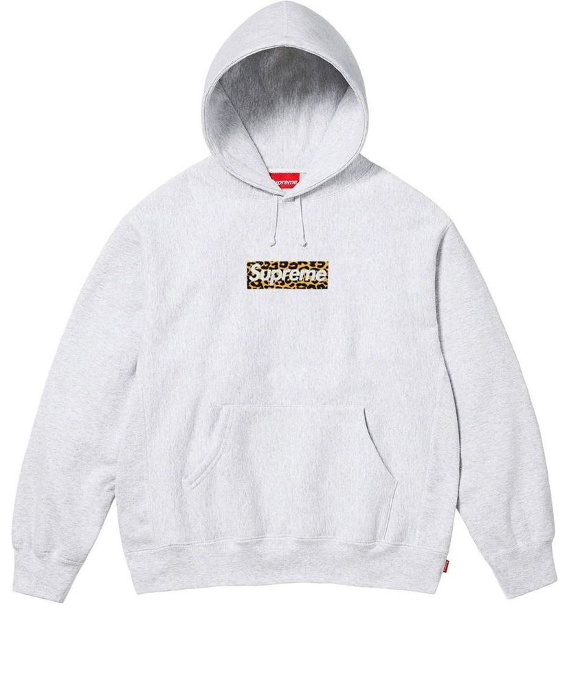 Mikina Supreme Box Logo Print Hooded Sweatshirt Šedá | SUP-SS24-106
