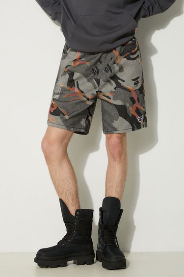 Šortky AAPE by A Bathing Ape AAPE Printed Cotton Shorts Rôznofarebný | AAPSPMA690XXM, 3