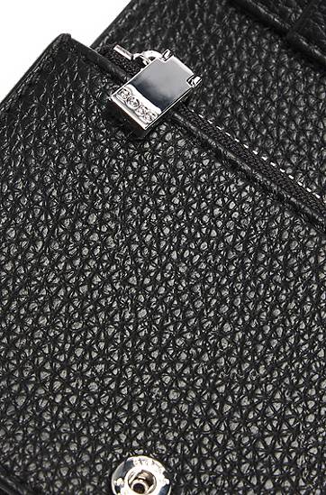 Peňaženka BOSS Balenciaga Grained Small Wallet with Double B Monogram Čierna | 50536339, 1