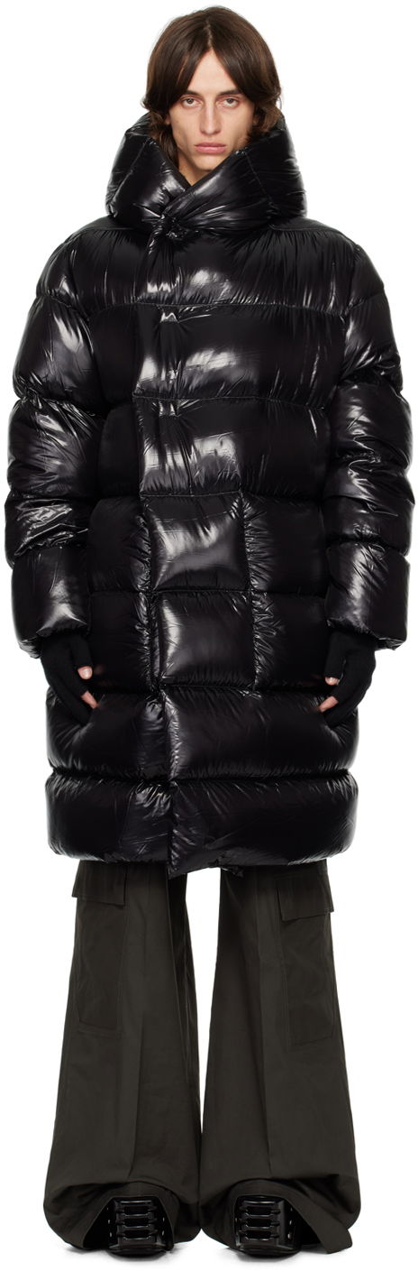 Kabáty Rick Owens Black Porterville Hooded Liner Down Coat Čierna | RU02D6998 NLD3, 0