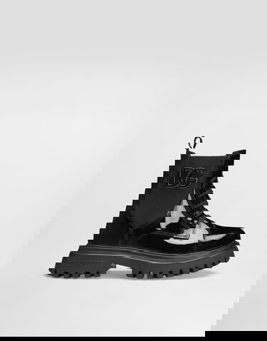 Doplnky Dolce & Gabbana Dolce & Gabbana Patent Leather Ankle Boots With Elastic Čierna | D11360A9A8180999, 0